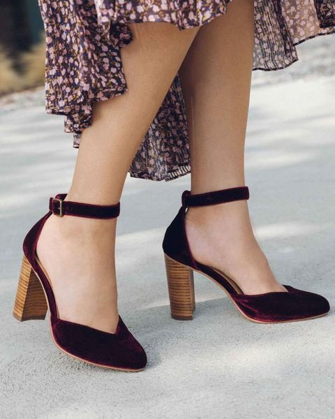

dress shoes fashion high square heel women pumps solid concise single summer buckle strap office lady elegant ladies, Black