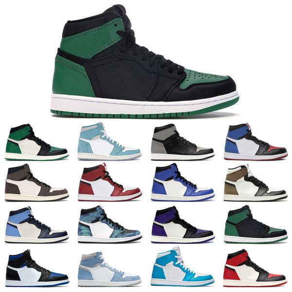 

original basketball shoes 1s men 1 women crimson tint toe dutch green fearless maison chateau rouge pink quartz grey obsidian pollen shadow