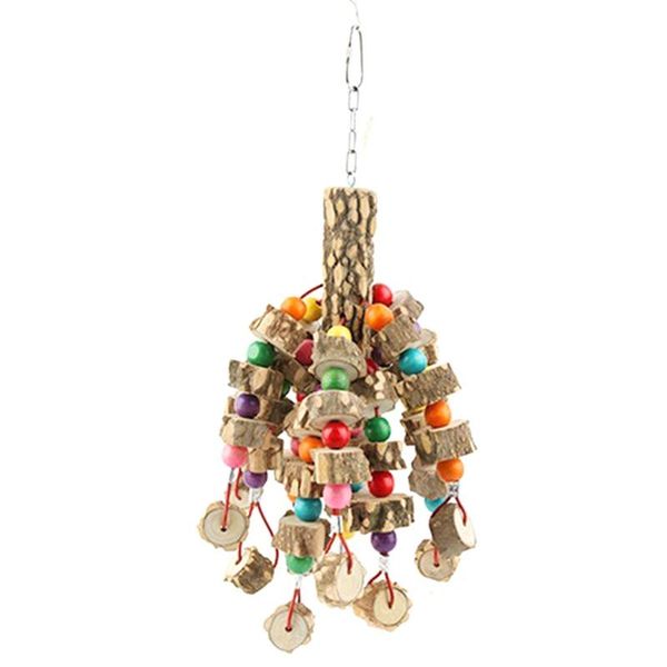 

other bird supplies natural wood large parrot toy for african grey macaws cockatoos birds educational