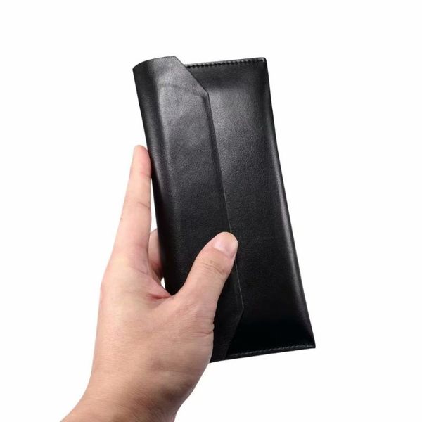 

cell phone pouches fssobotlun,cowhide sleeve case for 12 pro max 11 xs 8plus 5.5-6.7" folding genuine leather wallet pouch bag