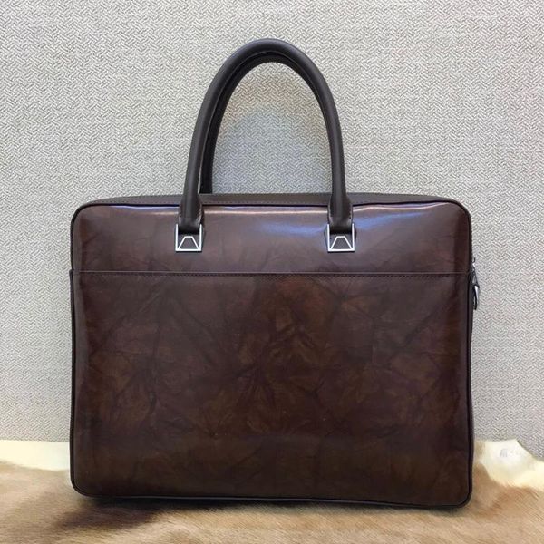 

men's briefcase bags leather lapbusiness handbags document office portable shoulder briefcases