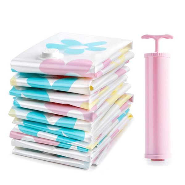 

storage bags 11pcs/set vacuum for clothes bag wardrobe closet organizer garment clothing compressed space saving