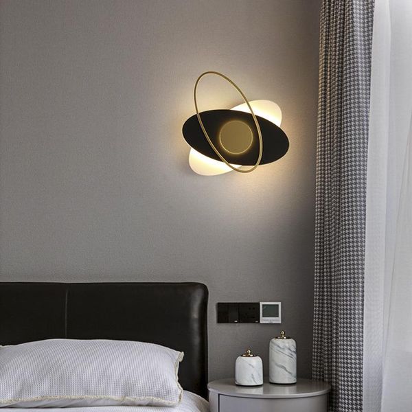 

wall lamp nordic bedroom bedside modern minimalist light luxury living room corridor aisle creative background