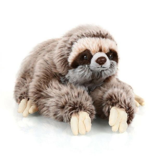 35 см премиум трехпалый ленивец настоящая жизнь плюшевые игрушки мягкие животные мягкие твари детские подарки кукла день рождения 210728