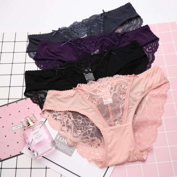 

special station lace briefs women's underwear girl's, Black;white