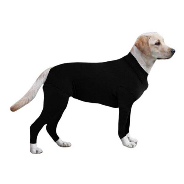

dog apparel post operative protection long sleeves bodysuit jumpsuit for dogs, e collar alternative recovery