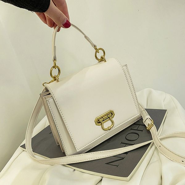 

net red bag female 2021 new trend simple line spring atmosphere portable messenger small square npvqm