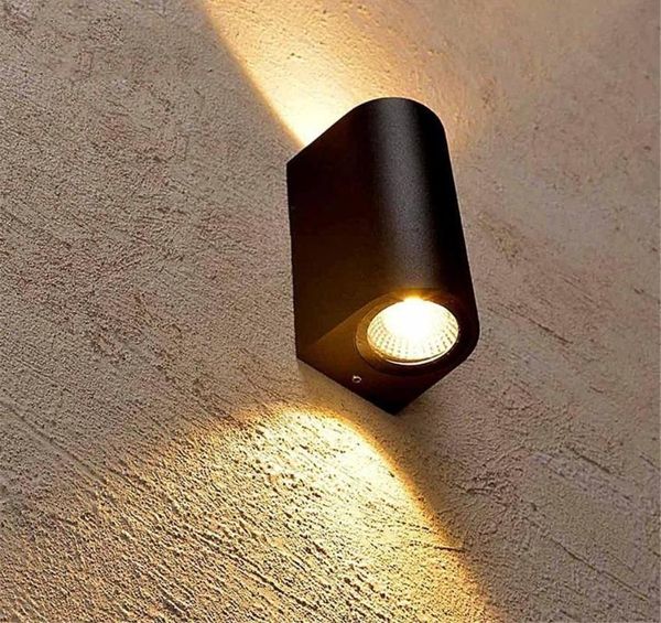 

led wall lamp gu10 ip65 waterproof porch lights outdoor ac 220 240 v indoor lighting garden heads up and down sconce bakalite lamps