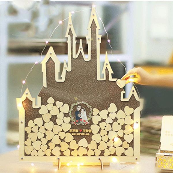 

other event & party supplies castle design personalization infinity wedding guestbook baby shower alternative guest book birthday custom dro