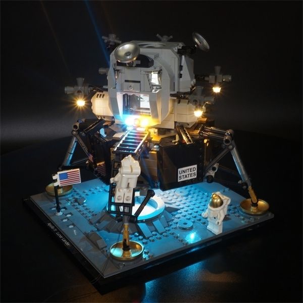 

blocks kyglaring led light up kit for 10266 apollo 11 moon landing bin 1008