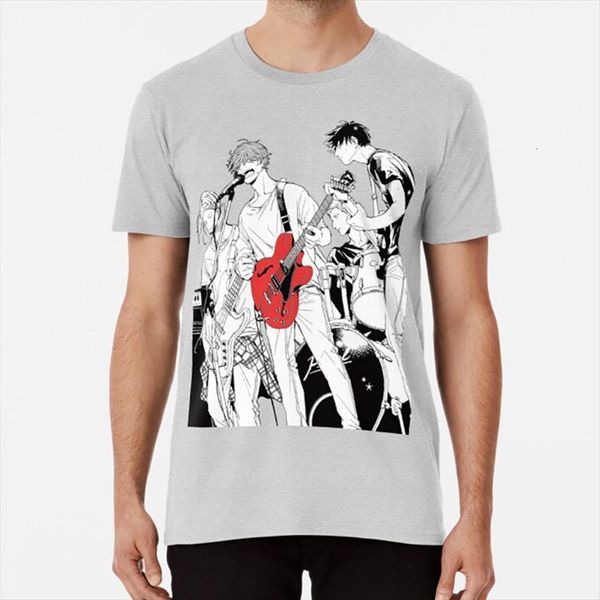 

given anime sleeve yaoi bl men t shirts manga music mafuyu, White;black