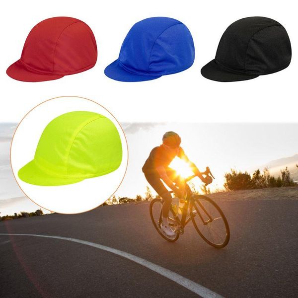 

cycling caps & masks universal men women cap quick dry sweat absorb breathable hat sun outdoor sports hiking fishing elastic size, Black