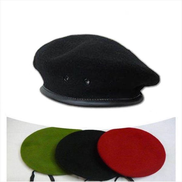 

breathable soldier training men beret hat male wool ivy caps, Blue;gray
