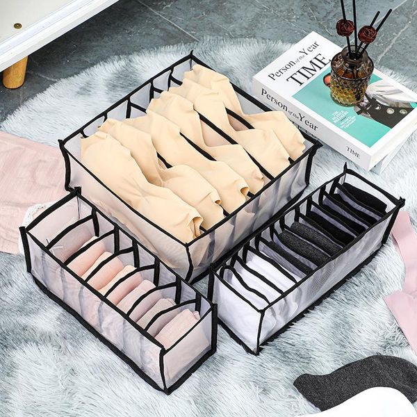 

mcao underwear drawer organiser foldable storage box high capacity wardrobe closet cabinet organizer bras socks panty tie tj3630 drawers