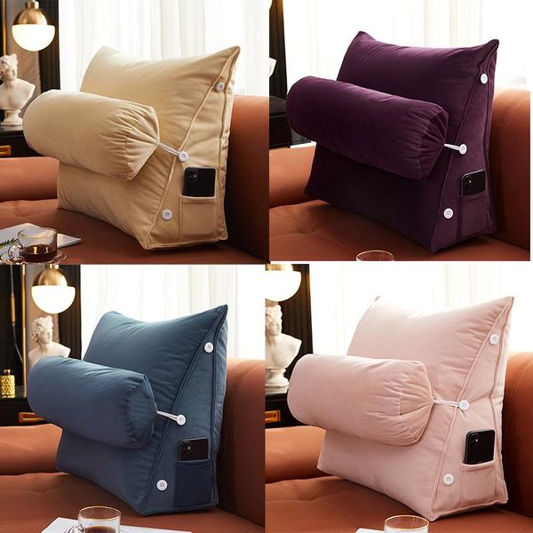 

cushion/decorative pillow wedge reading throw cushions for sofa triangular back bed backrest support lumbar pillows rest maternity lounger