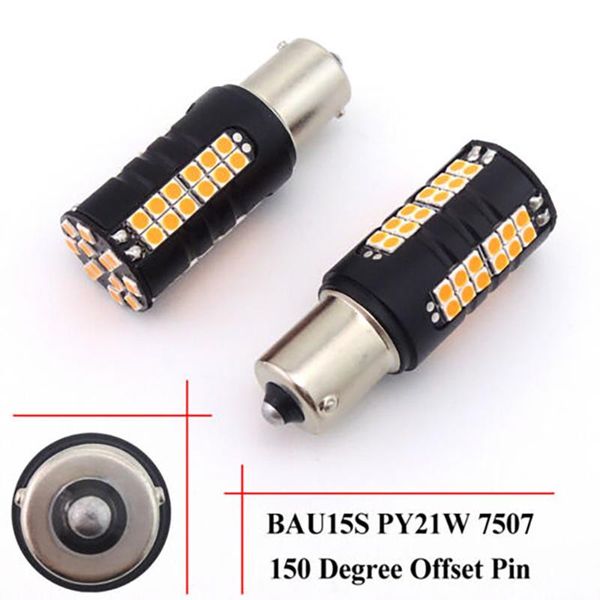 

2pcs turn signal light error led bulbs stable performance emergency lights