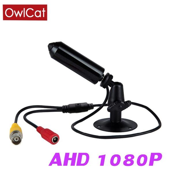 

owlcat mini full hd 1080p coaxial bnc ahd camera 3.7mm lens metal small 2mp analog high definition security cctv ip cameras