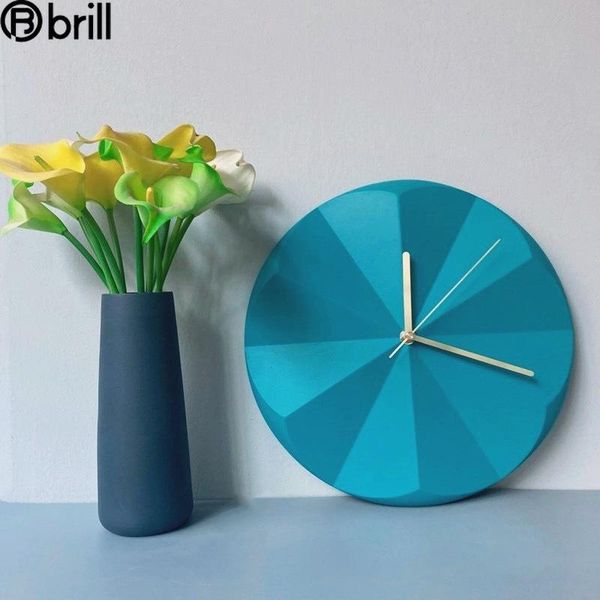 

nordic special shape wall clocks art decor fashion simple clock modern design creative living room japan home decoration