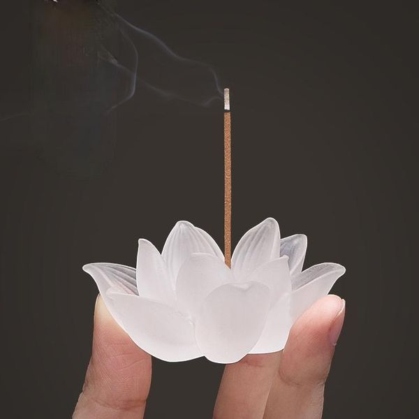 

fragrance lamps lotus incense burner stick holder handmade indoor sandalwood agarwood zen church bruleur encens home decor 50