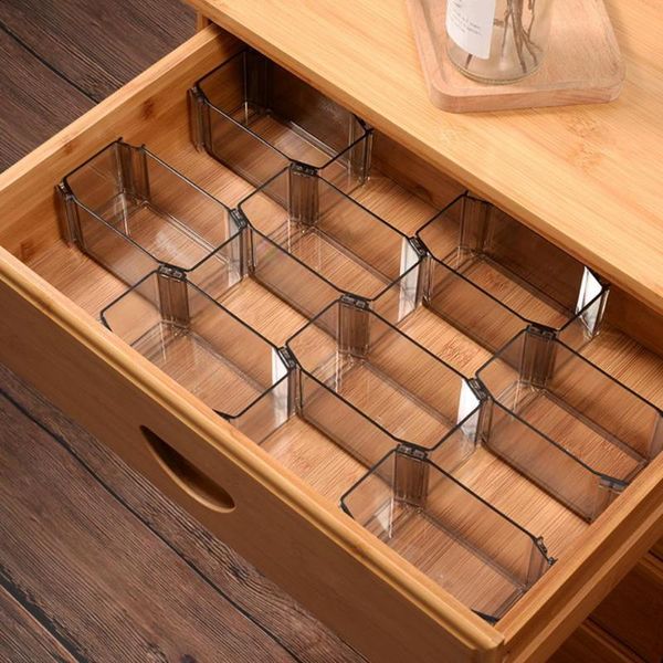 

storage drawers 6pcs/set drawer organizer box combination plastic organizers for clothes bras scarves socks divide boxes supplies