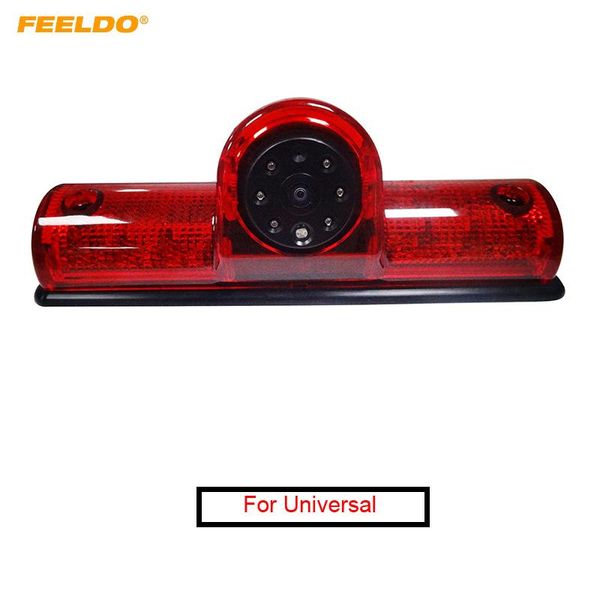 

car rear view cameras& parking sensors feeldo 1set universal cargo van led brake light ir camera reversing/parking #am5370