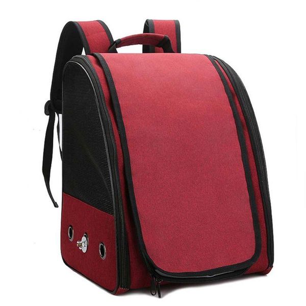 

bird cages q0ka portable carrier cage bag breathable parrot out backpack pet travel box for large and small birds