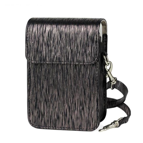

storage lightweight fashion streamer drawing pu leather with shoulder strap portable protective anti scratch camera bag travel accessories