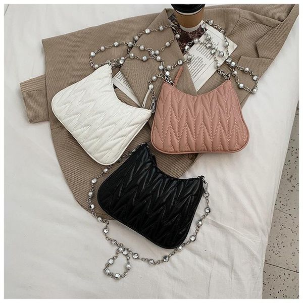

flow ladies handbag 2021 trendy fashion all-match chain bag korean version of the net red niche messenger shoulder bags