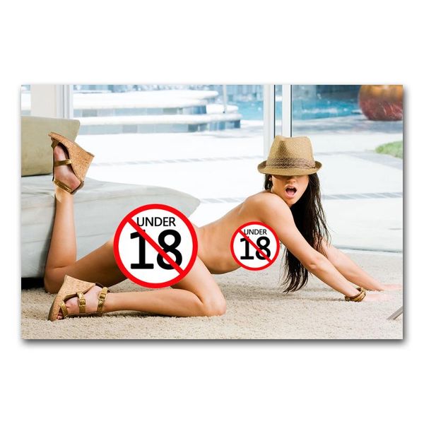 

paintings beautiful young girl canvas painting model posters and prints wall art picture for living room decor no frame