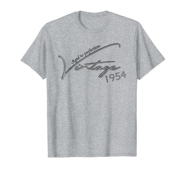 

vintage 1954 - 65th birthday t-shirt gifts for men women, White;black