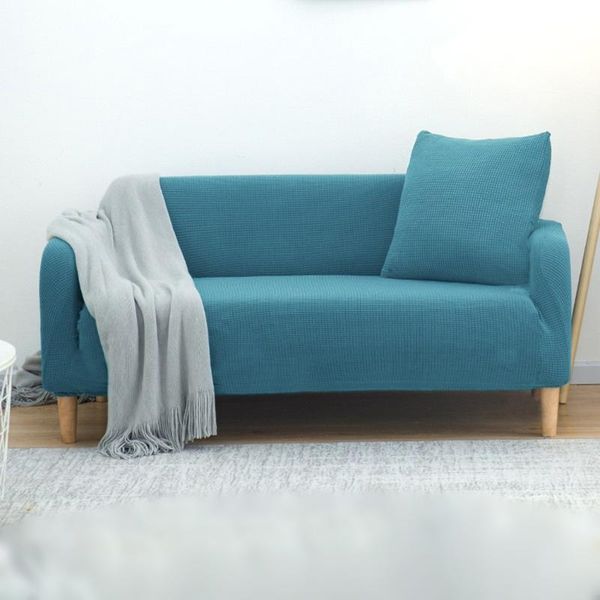 

chair covers 90-140cm grain fleece couch cover polyester nordic style sofacover for living room universial slipcover sofa streth