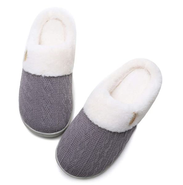 

2021 slippers cotton slipper european and american yards wool memory cotton shoes 01, Black