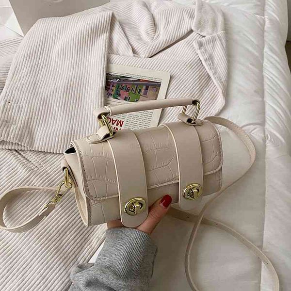 

net red texture small bag women's 2001 spring and summer fashion messenger bag fashion portable boston, Black;red