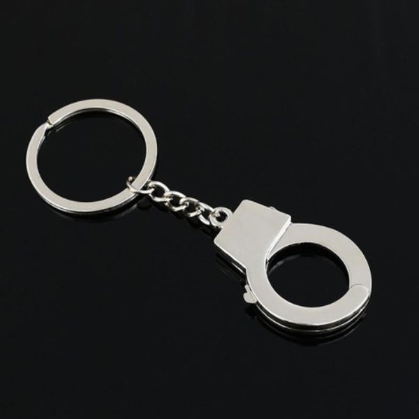 

keychains 2021 1pc arrival gift key chains keychain keyfob keyring handcuffs mini size, Silver