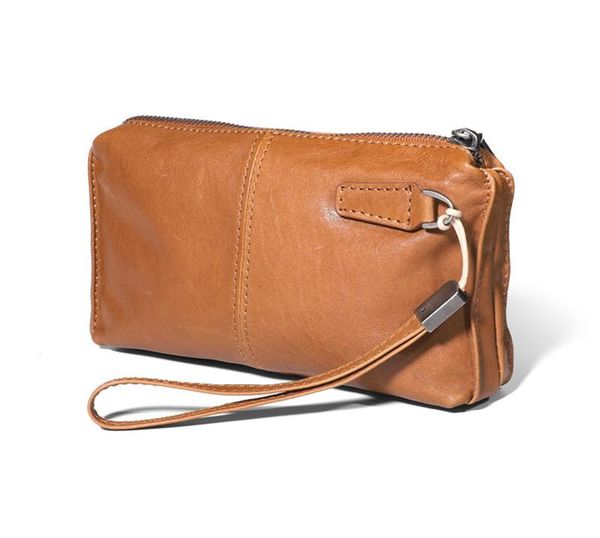 

wallets handmade luxury natural genuine leather men's long black clutch wallet real cowhide money card holder phone coin purse, Red;black