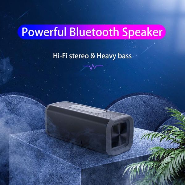 

mini speakers portable bluetooth speaker wireless sound box hi-fi stereo ipx5 waterproof bass column surround soundbar hands call