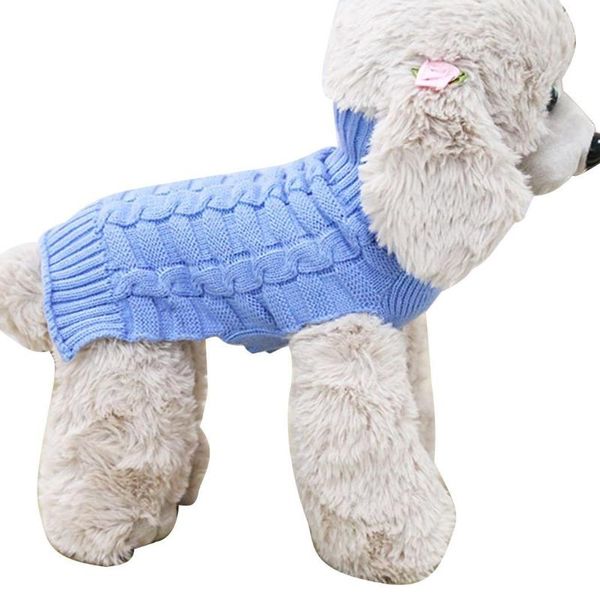 

dog apparel warm autumn winter pet costume sweater clothes autumn/