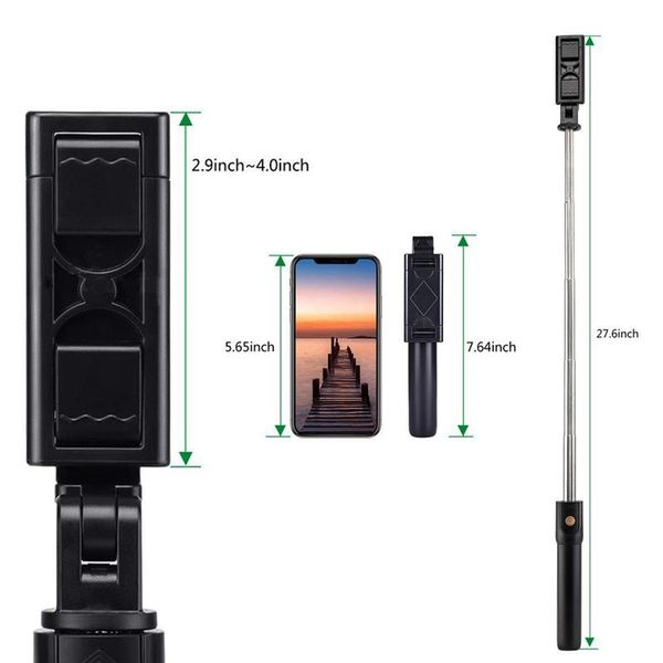 

bluetooth handheld gimbal stabilizer mobile phone selfie stick holder adjustable stand for /huawei monopods
