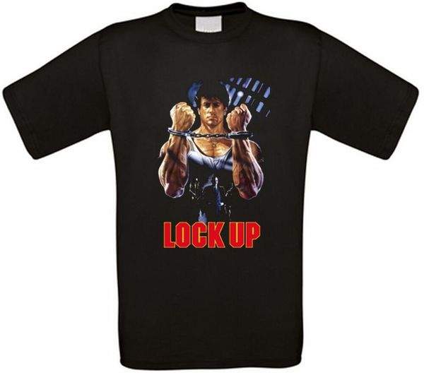 

lock up sly culto movie t-shirt, White;black