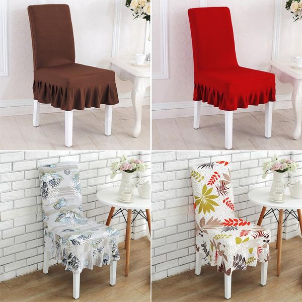 

chair covers 1/2/3/4pcs stretch floral print cover multifunction spandex elastic cloth universal seat protector for home dining room