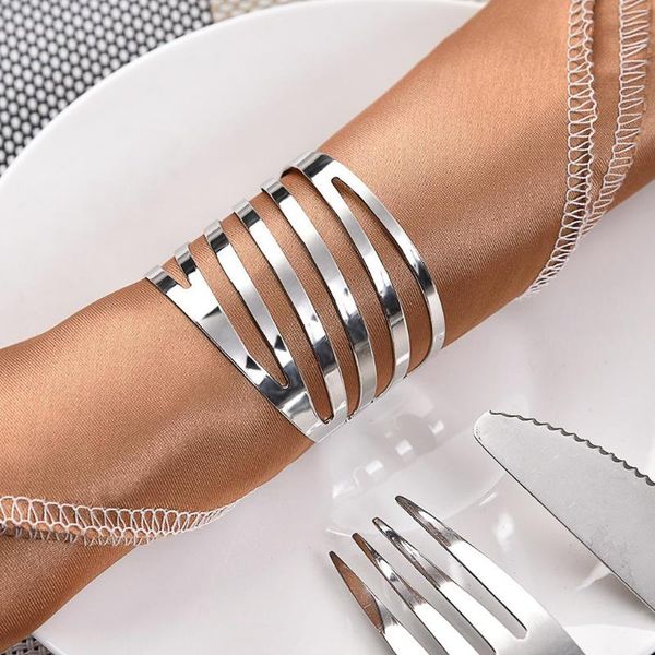 

napkin rings 12pcs back pattern wedding table decoration hollow out family gatherings everyday use buckle holder
