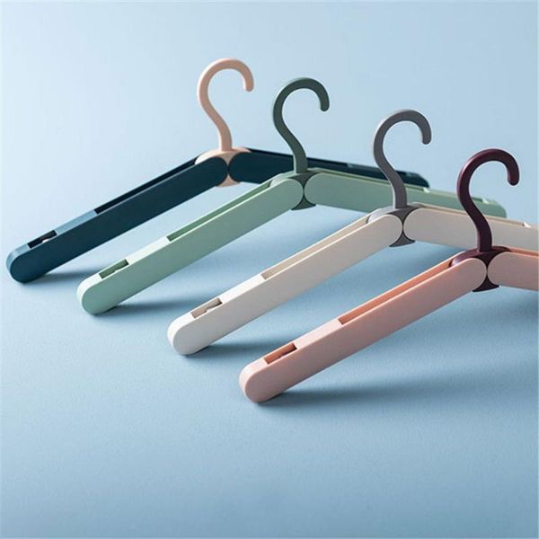 

hangers & racks 1 pc portable business trip clothes clip creative folding drying save space hanger convenient using clothespin