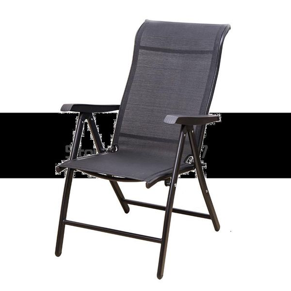 

camp furniture folding chair reclining lunch break rattan backrest armrest home computer leisure seat