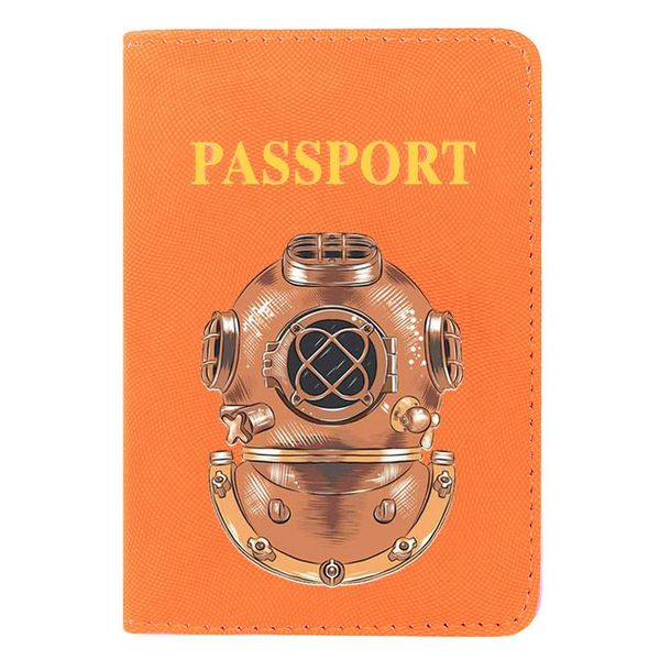 

card holders vintage classic steampunk printing passport cover pu leather travel id holder pocket wallet bags, Brown;gray