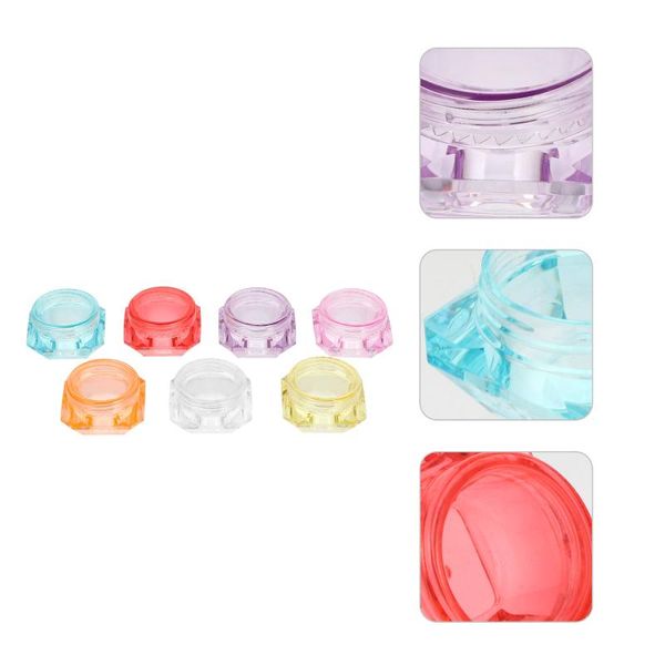 

storage bottles & jars 40pcs diamond shape makeup cosmetic container creams with 3pcs mask spatula