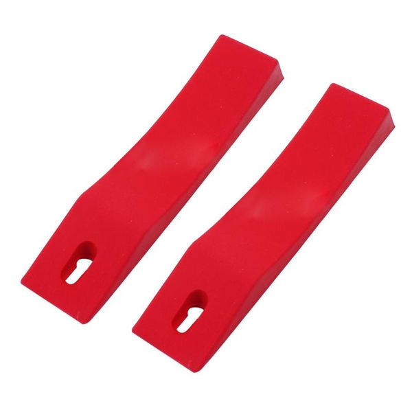 

2pcs high elasticity non slip barbell parts silicone dumbbell pad portable hanging hole support fixed weightlifting training accessories