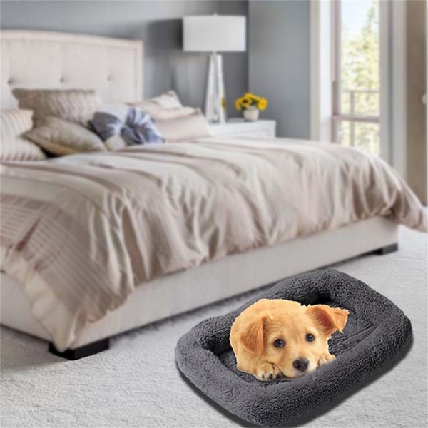 

dog blanket pet cushion cat bed soft warm sleep mat kennels & pens