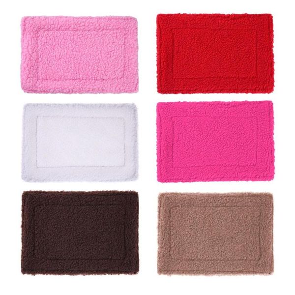 

soft fleece hamster mat plush pet cushion hedgehog squirrel warm blanket guinea pig bed sleeping products small animal supplies