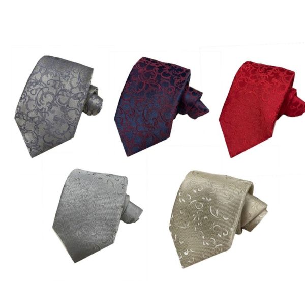 

men's leisure business 7cm yarn dyed polyester tie fashion dark flower, Blue;purple