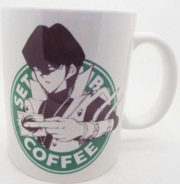 

details about yu-gi-oh seto kaiba coffee star-bucks inspried 11oz ceramic mug mugs